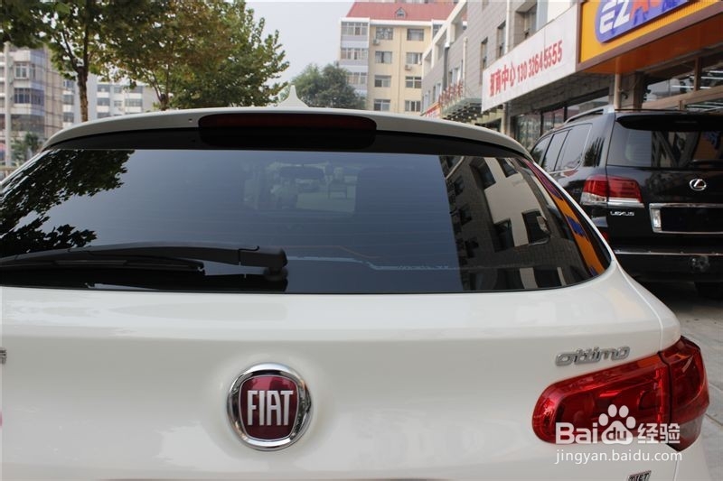 菲亚特菲翔全车汽车太阳膜实拍实例
