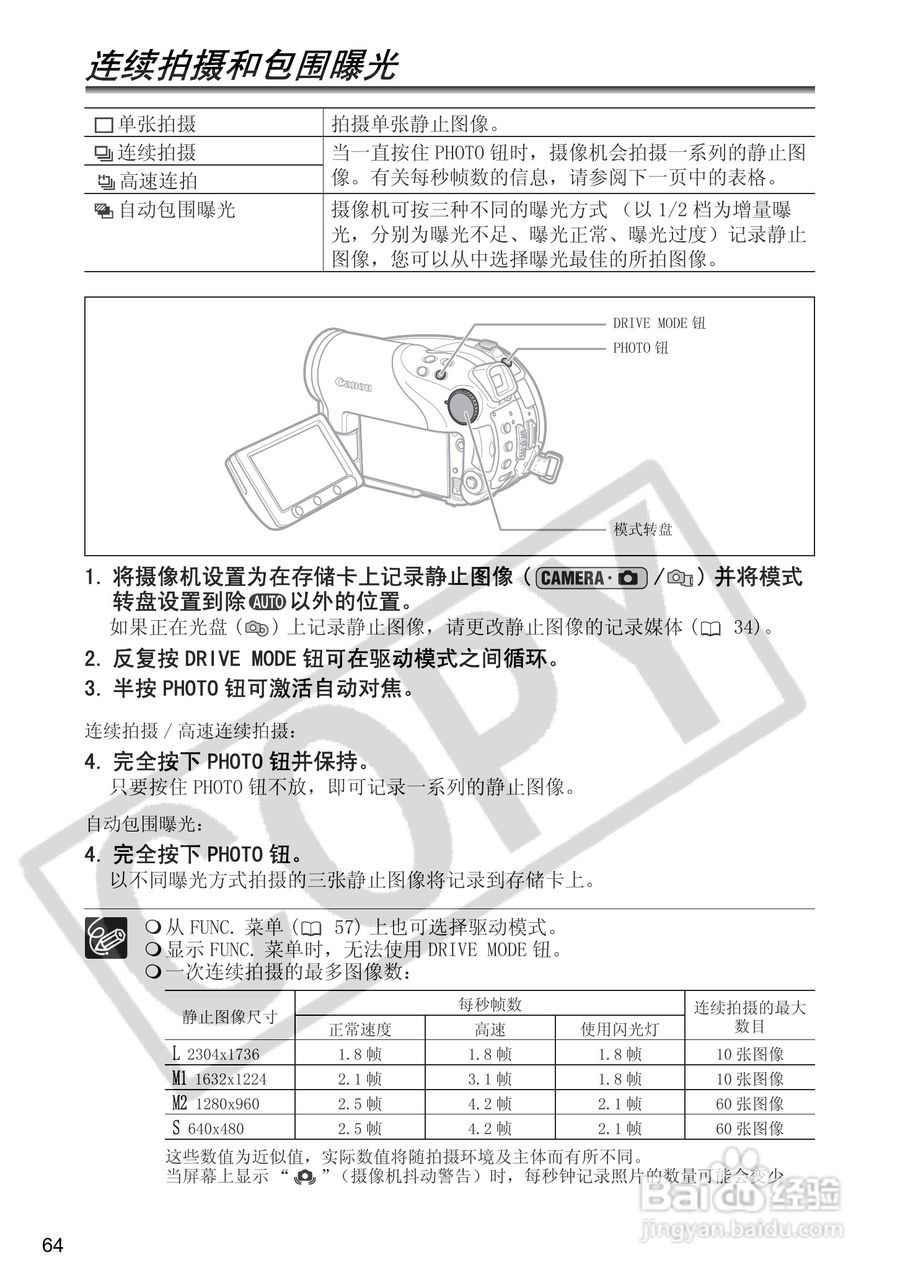 佳能DC40数码摄相机使用说明书:[7]