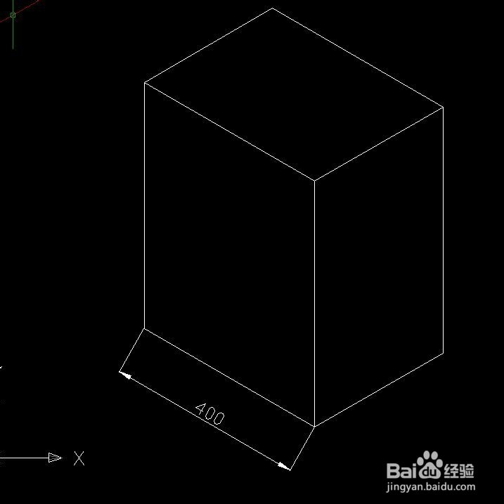 CAD轴测图画的长方体怎么标注