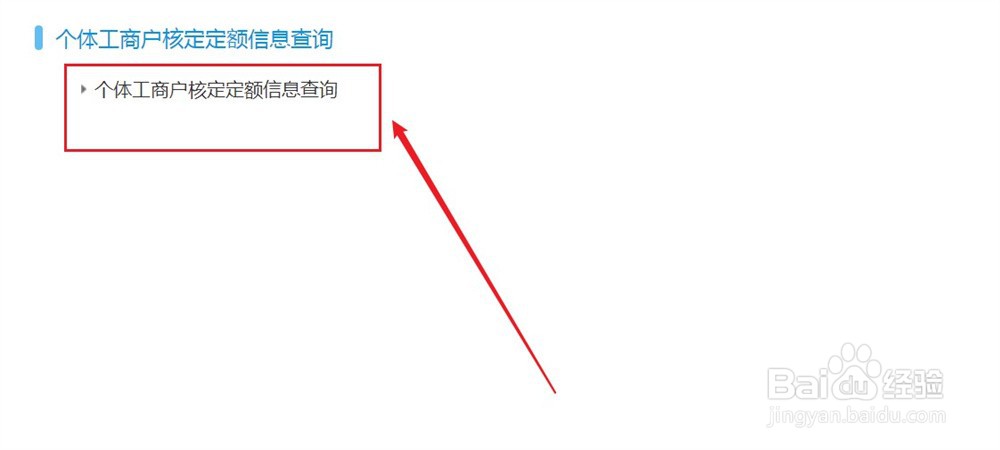 怎么查询个体工商户核定定额信息