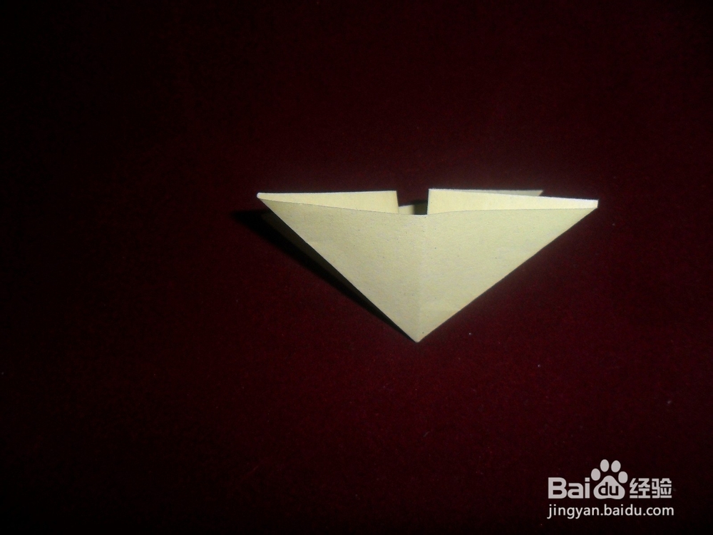 如何折叠双三角形
