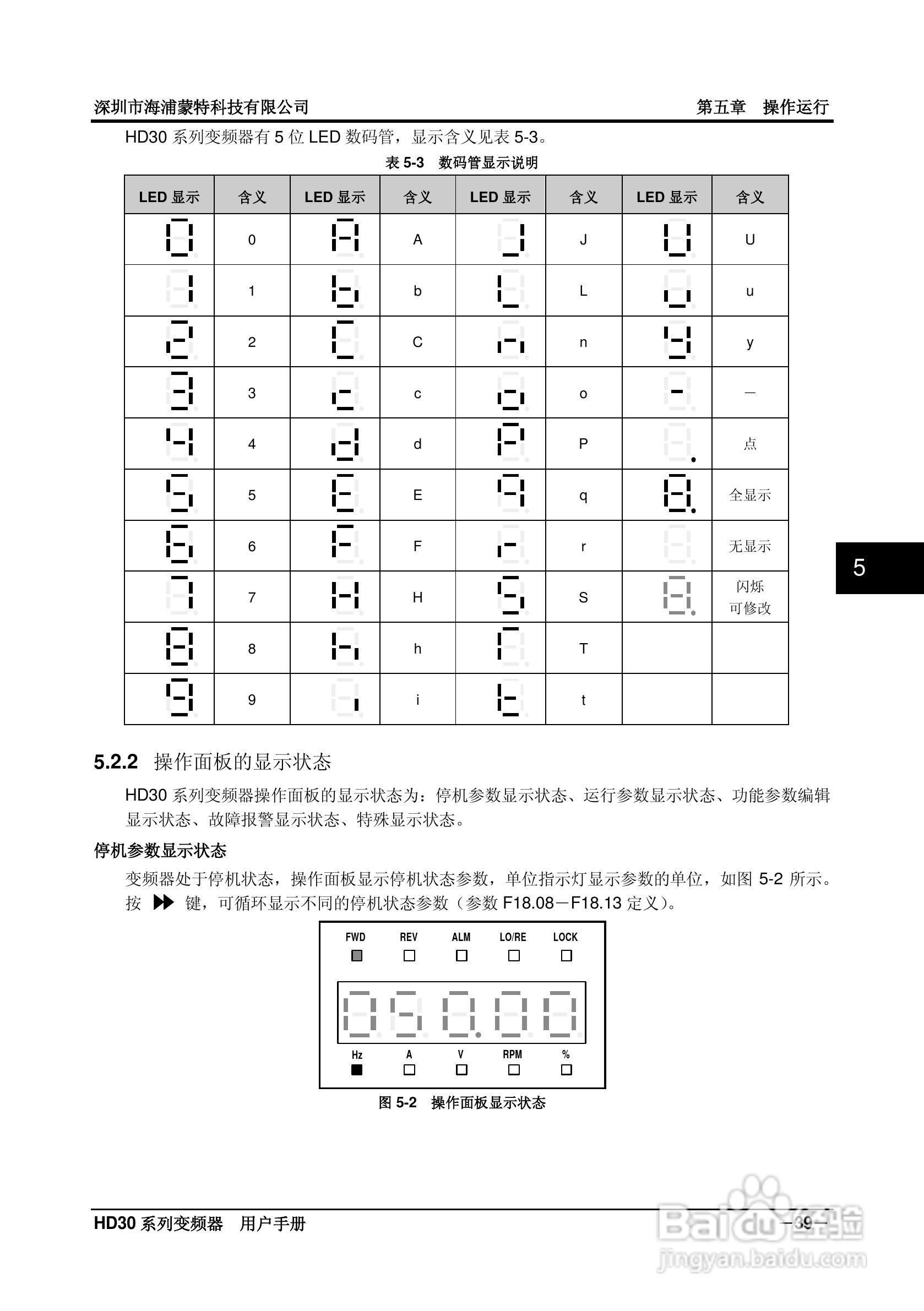 海浦蒙特HD30-4T400G/450P矢量控制变频器用户手册:[6]