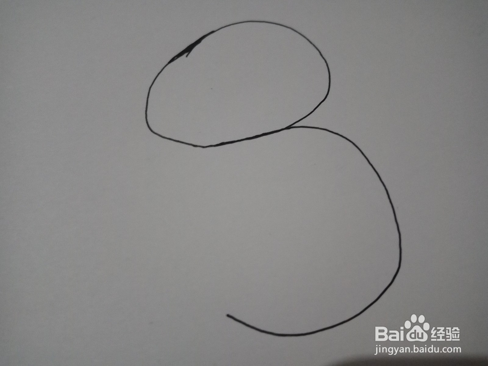 趣味画--用2个数字3来画兔子