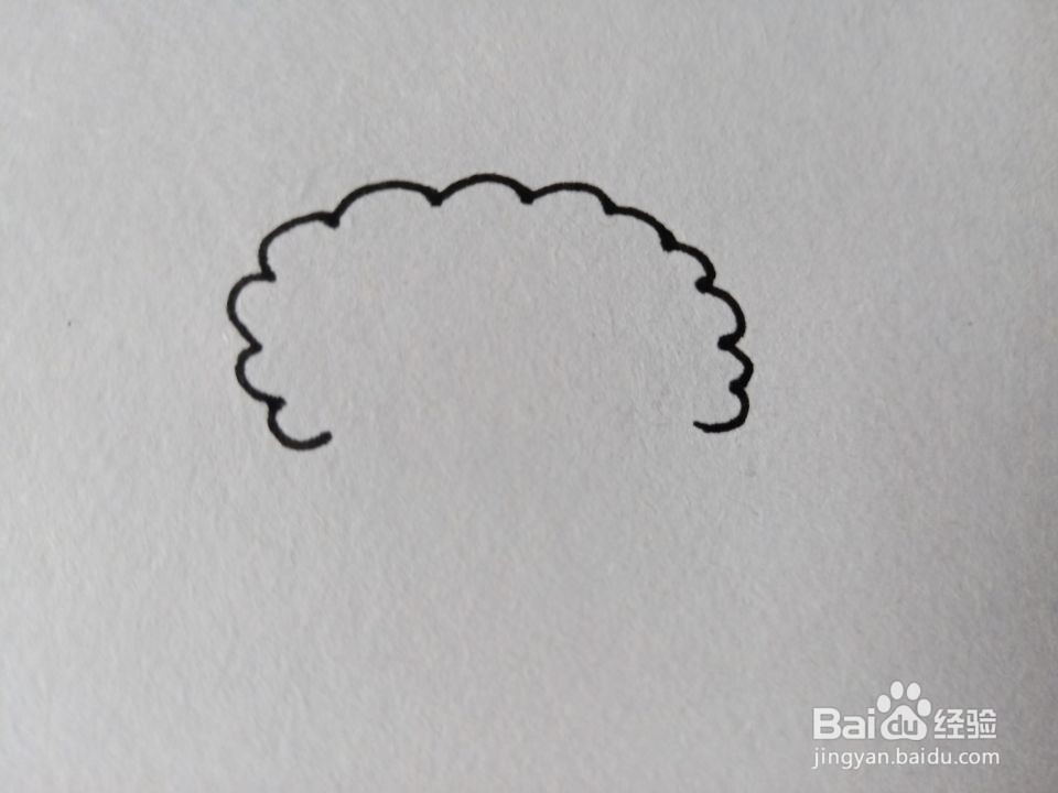 怎么画简笔画西兰花？