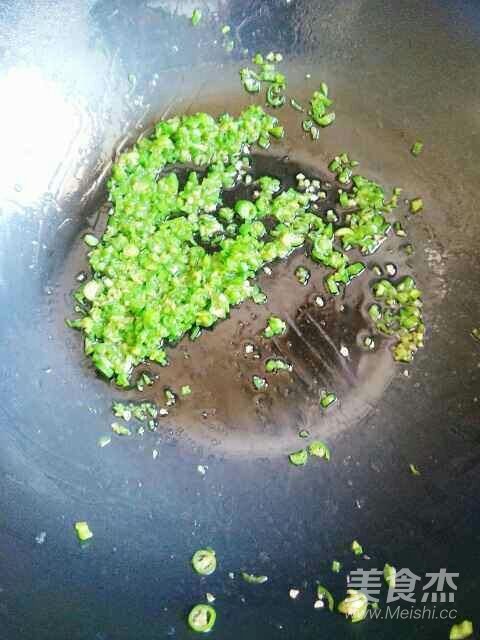 青椒毛豆的做法