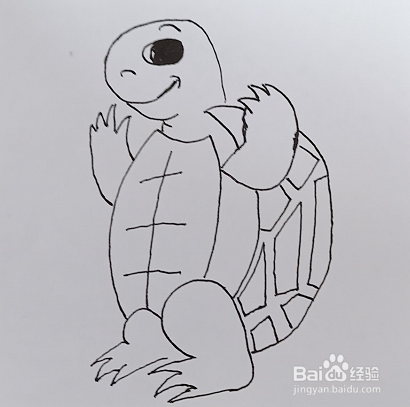 <b>小乌龟的简笔画画法</b>