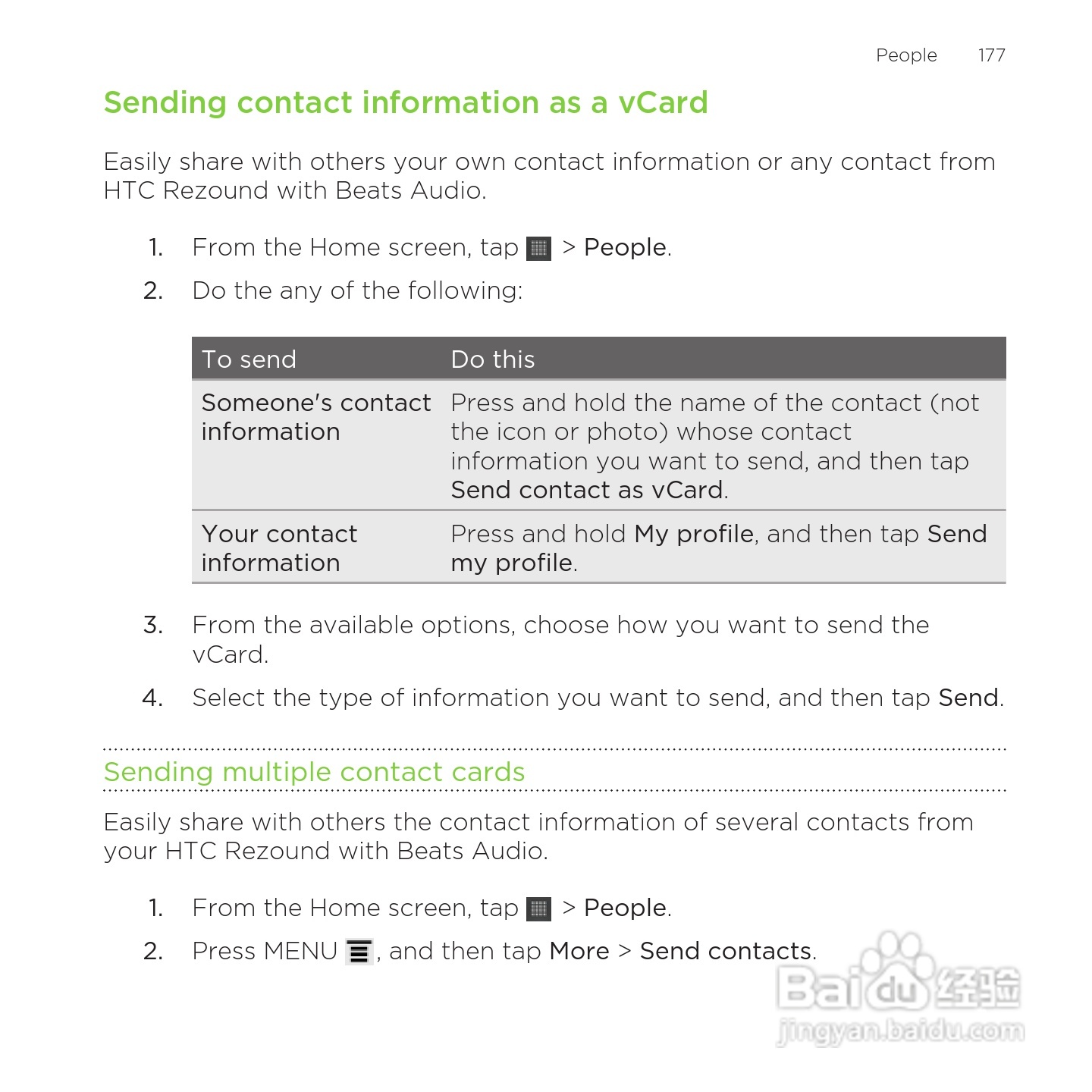 多普达HTC Rezound手机说明书:[18]