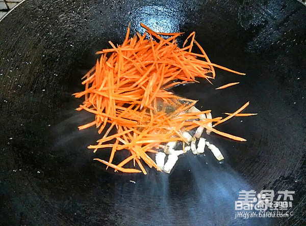 西葫芦炒三丝