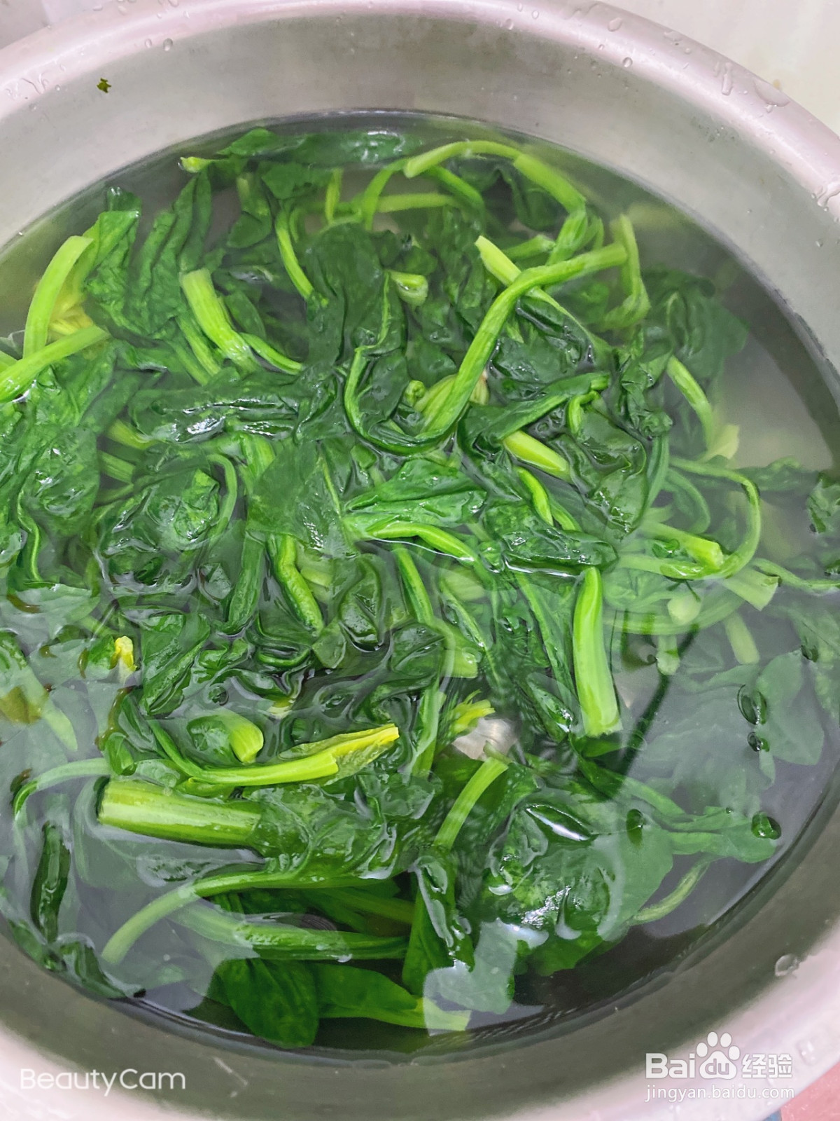 凉拌菠菜的做法