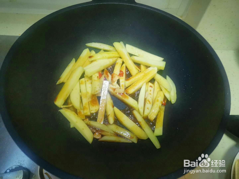 土豆酱油小白菜