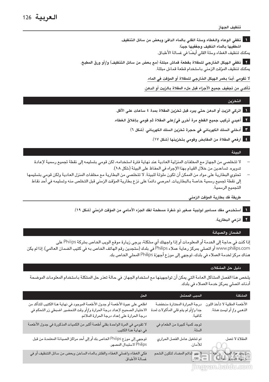 PHILIPS HD6107/HD6105电炸锅说明书:[7]