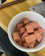 孜然土豆火腿肠做法