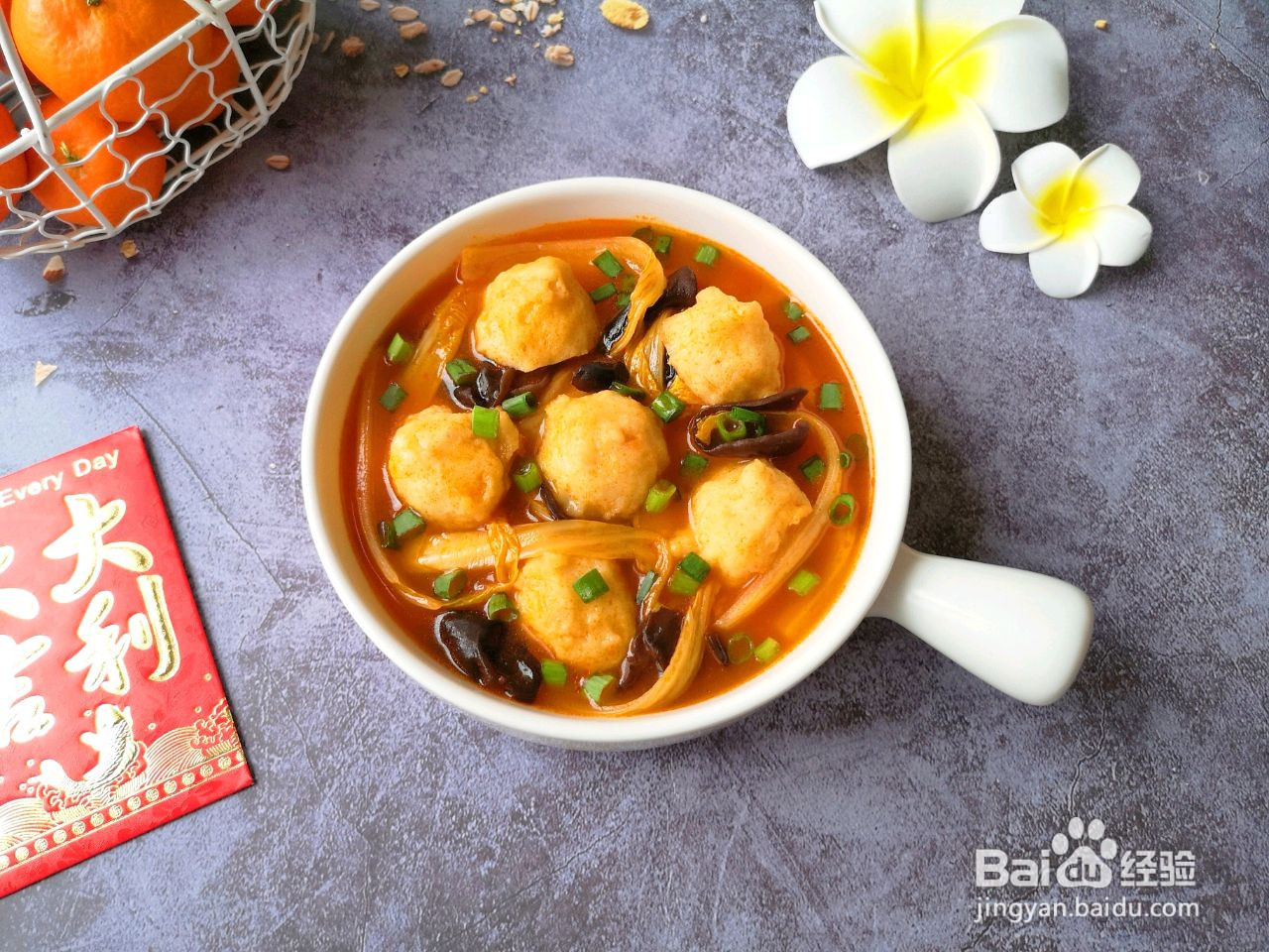 茄汁鱼丸烩菜的做法