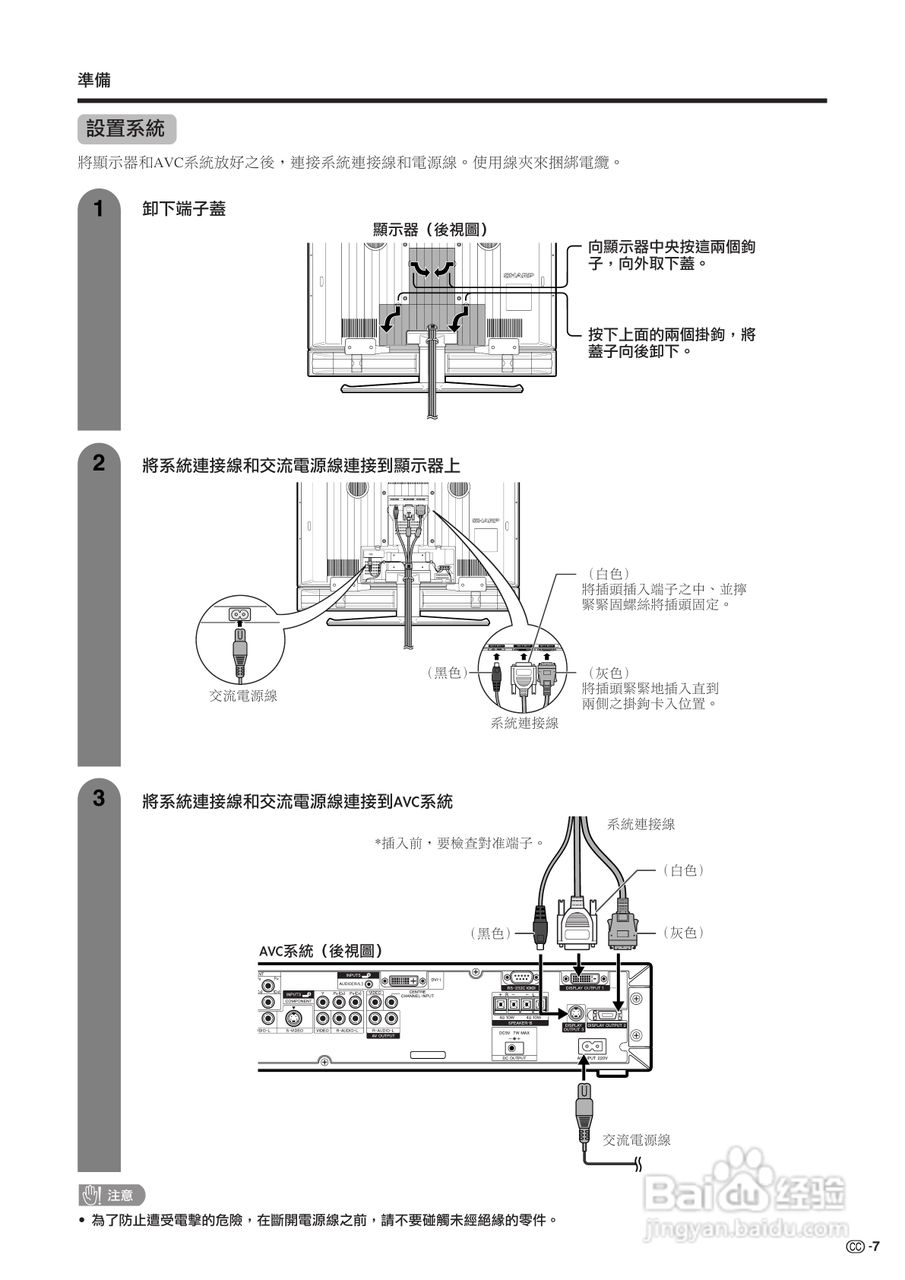 声宝LC-32G100H型液晶电视机说明书:[1]