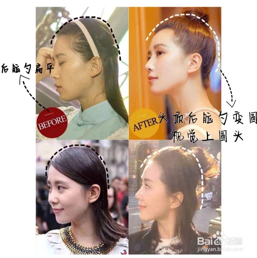 后脑勺平适合什么发型