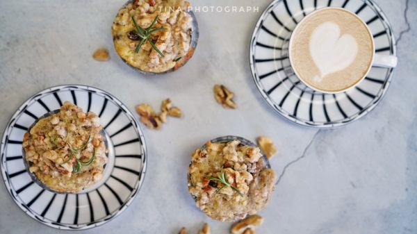 香蕉核桃玛芬蛋糕