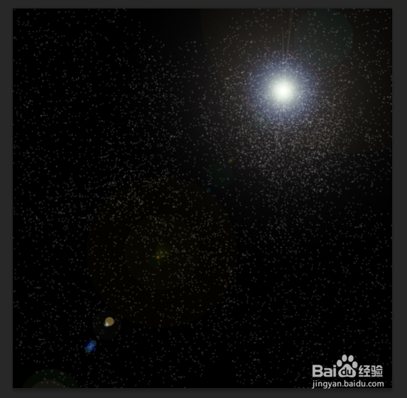 PS怎么做夜晚星空效果？