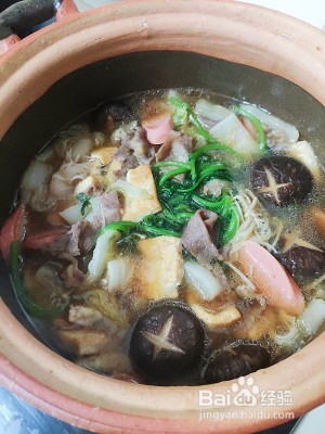 家庭版寿喜烧的烹饪方式