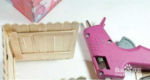 怎么用冰棍杆手工制作化妆品收纳盒子