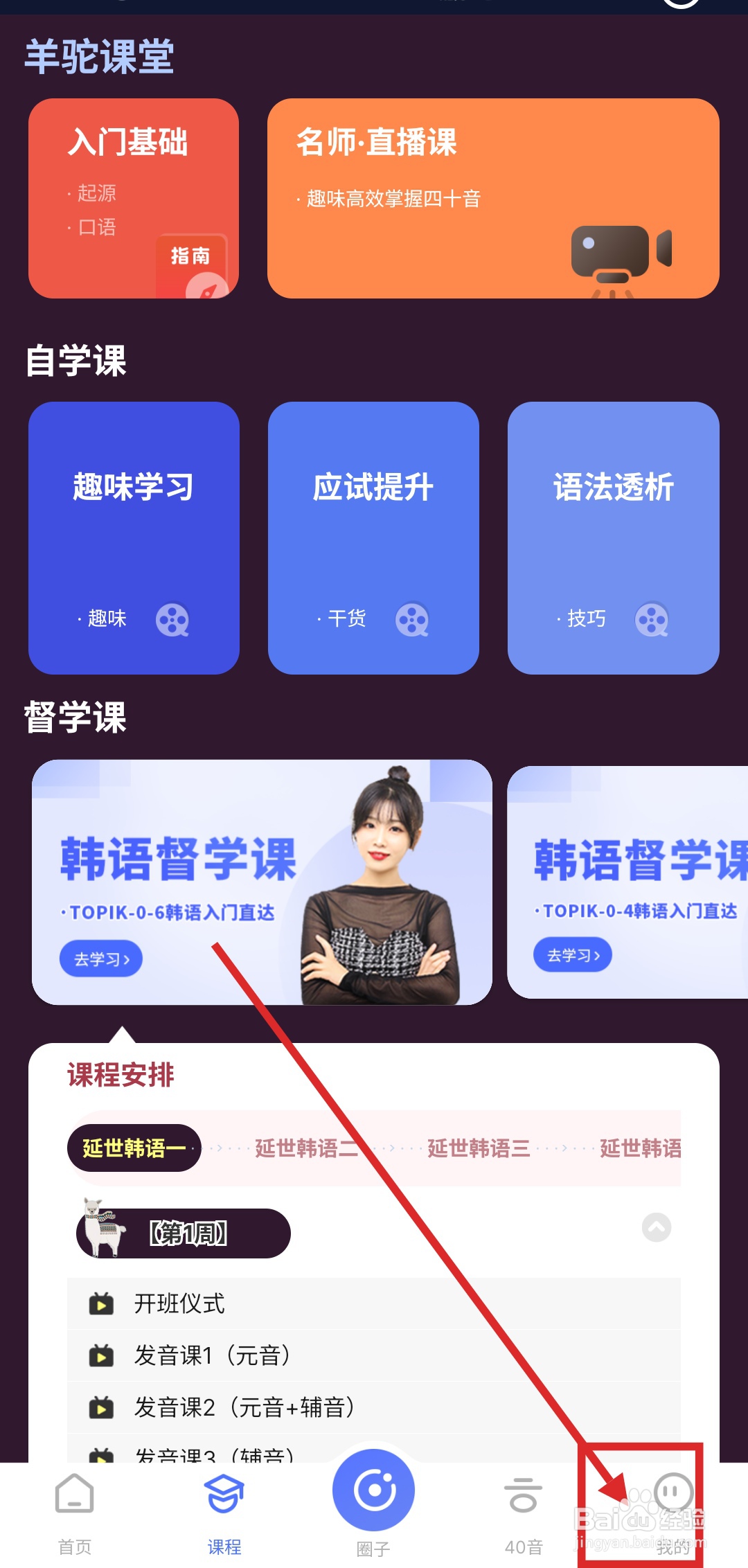 如何在羊驼韩语APP中进行版本更新