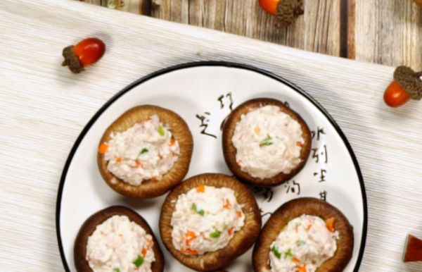 肉沫豆腐酿冬菇