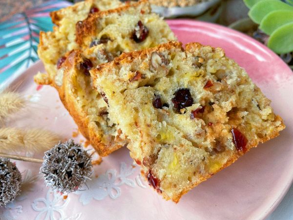 蔓越莓核桃香蕉蛋糕