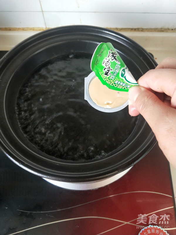 白菜肉片浓汤