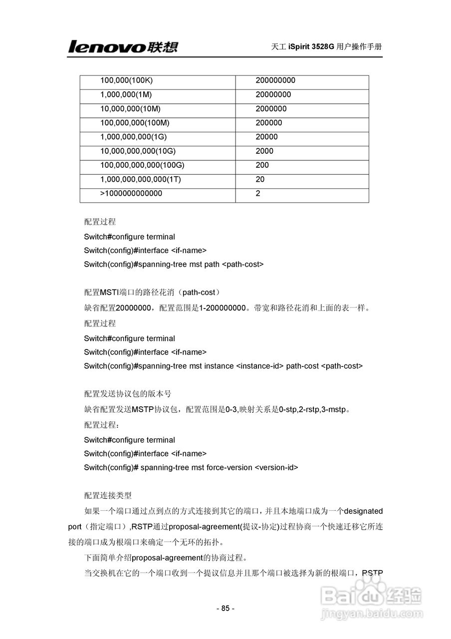 联想天工 iSpirit 3528G交换机 用户操作手册:[9]
