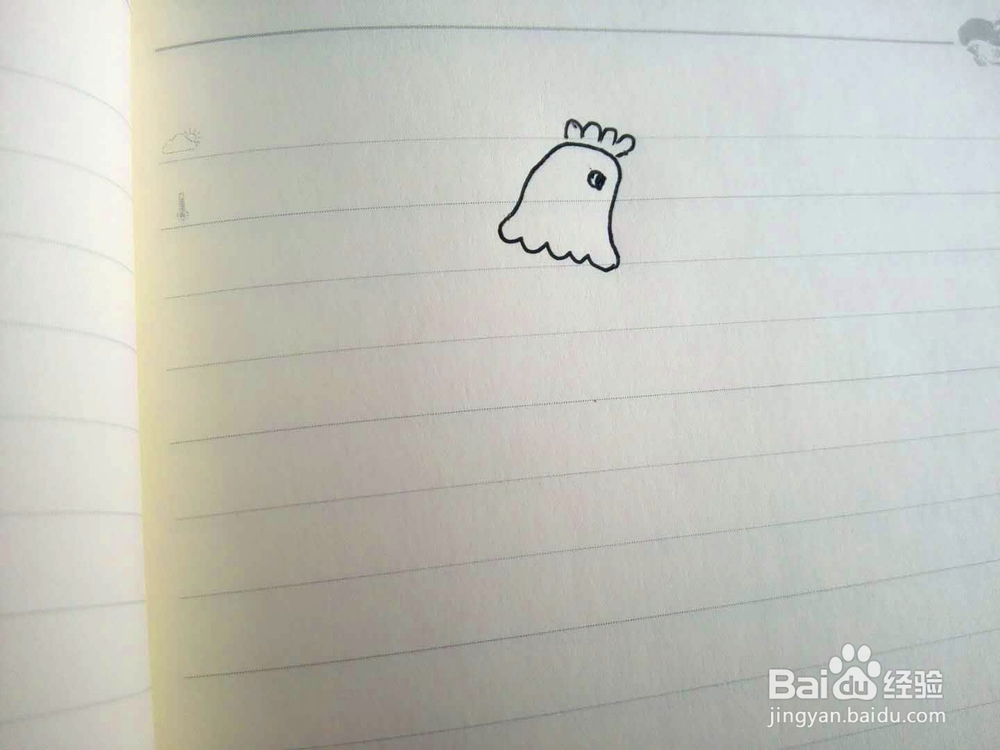 儿童画之母鸡下蛋的画法