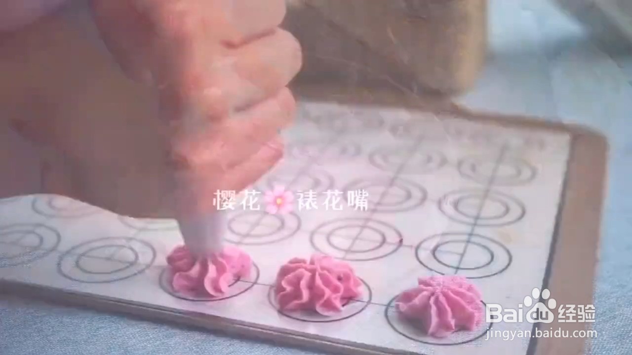 如何制作樱花曲奇
