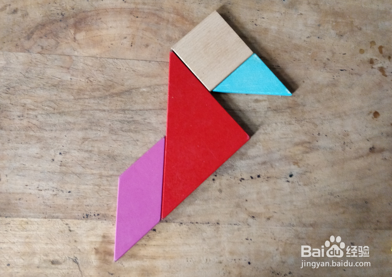 用七巧板怎样拼一只南极企鹅？