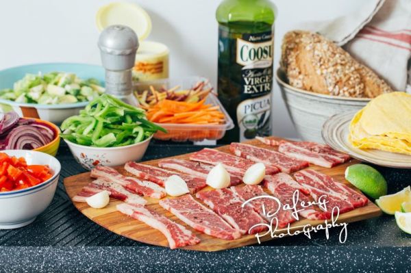 青酱雪花牛肉卷饼