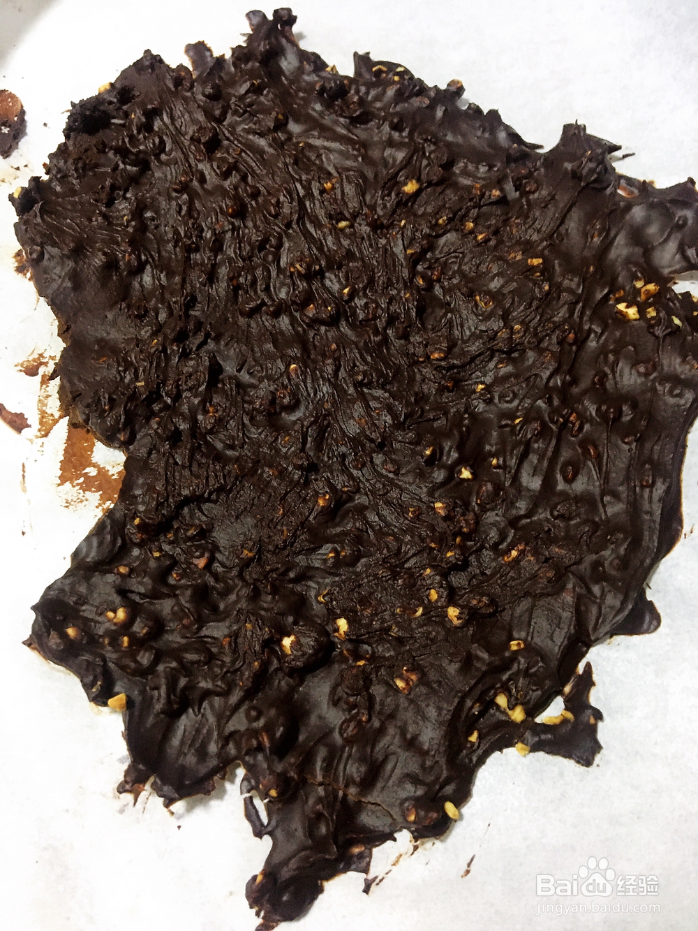 杏仁黑巧克力薄脆片比块状好吃百倍