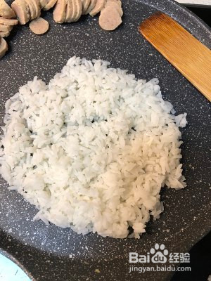黄金蛋炒饭的制作