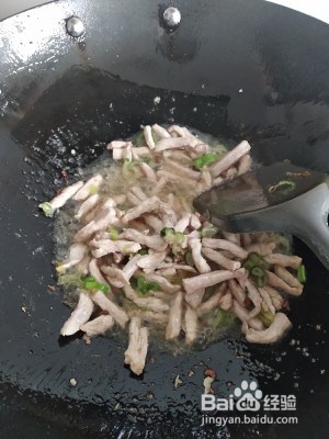苔菜炒肉的做法