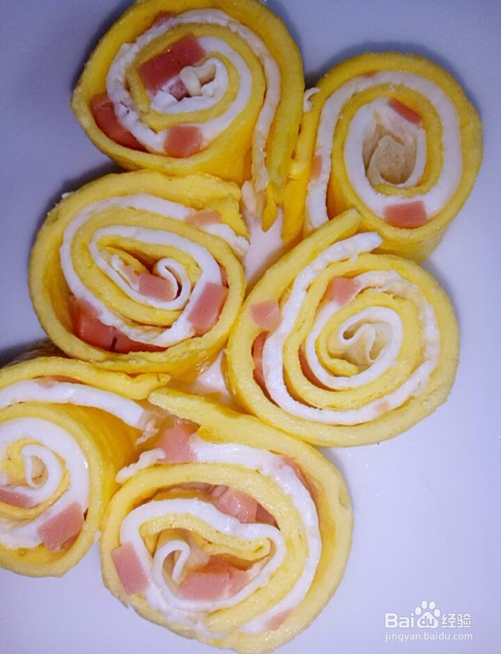 如何制作双色蛋卷?