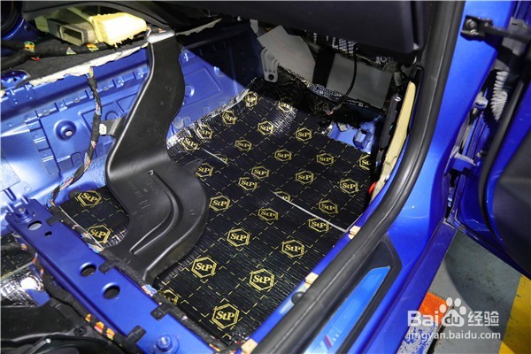 宝马16款328i胎噪隔音处理过程分享