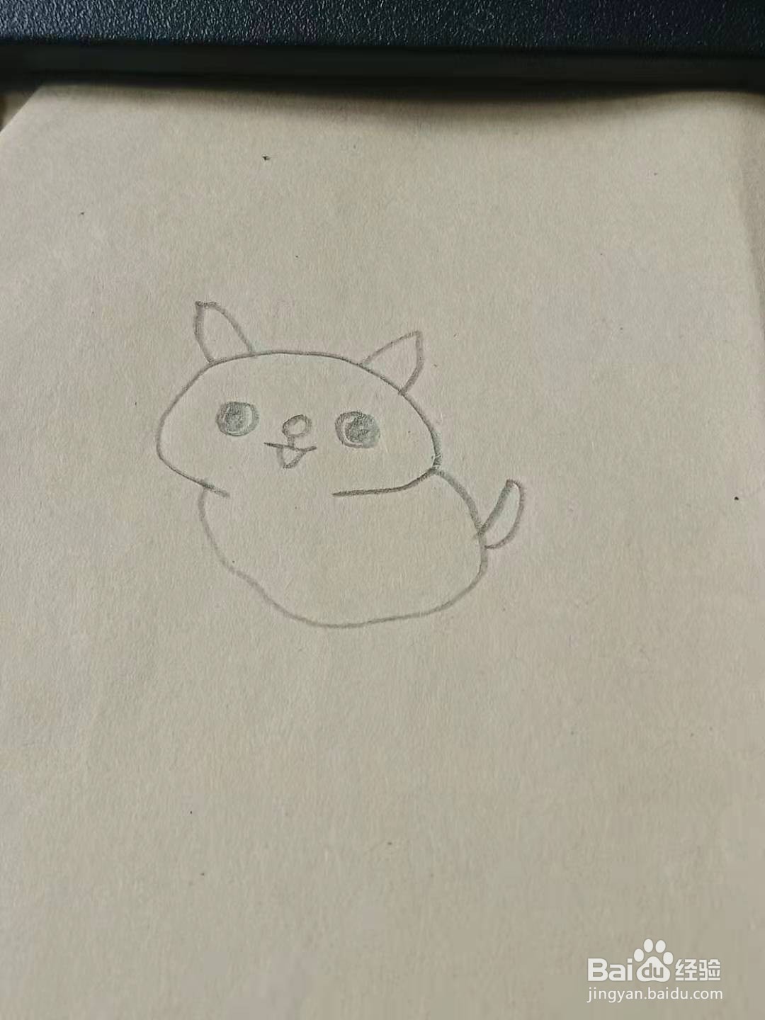 创意简笔画小猫