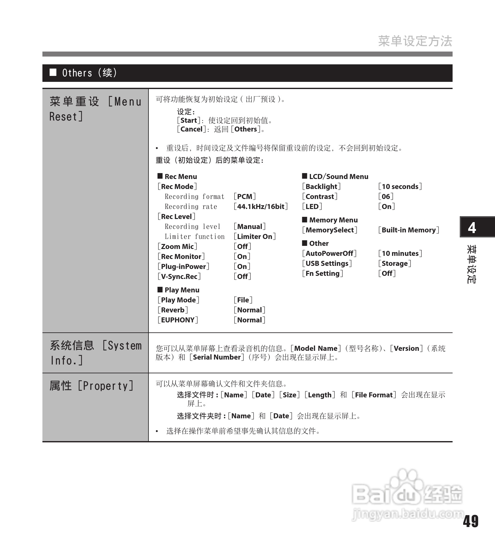 奥林巴斯录音笔LS-11型使用说明书:[5]
