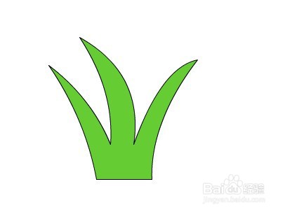 flash绘制简单小草的方法