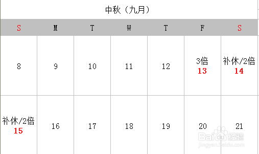 【友情提示】中秋、国庆假期加班工资能拿多少?