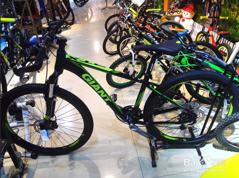 捷安特ATX850-2017款山地自行车中轴升级更换