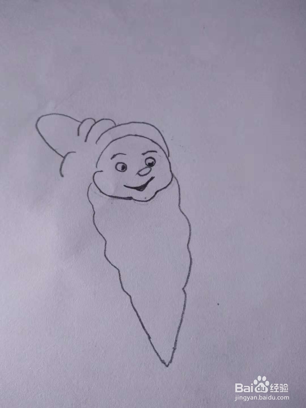 小朋友们跟我学习如何画圣诞老人简笔画吧！