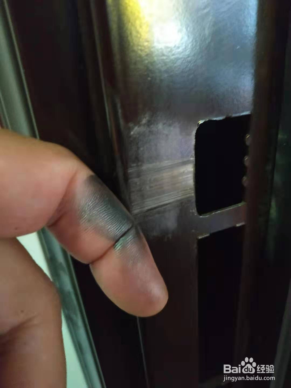门锁的润滑方法