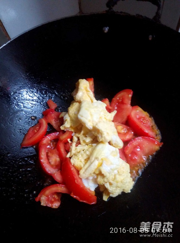 西红柿炒蛋的做法