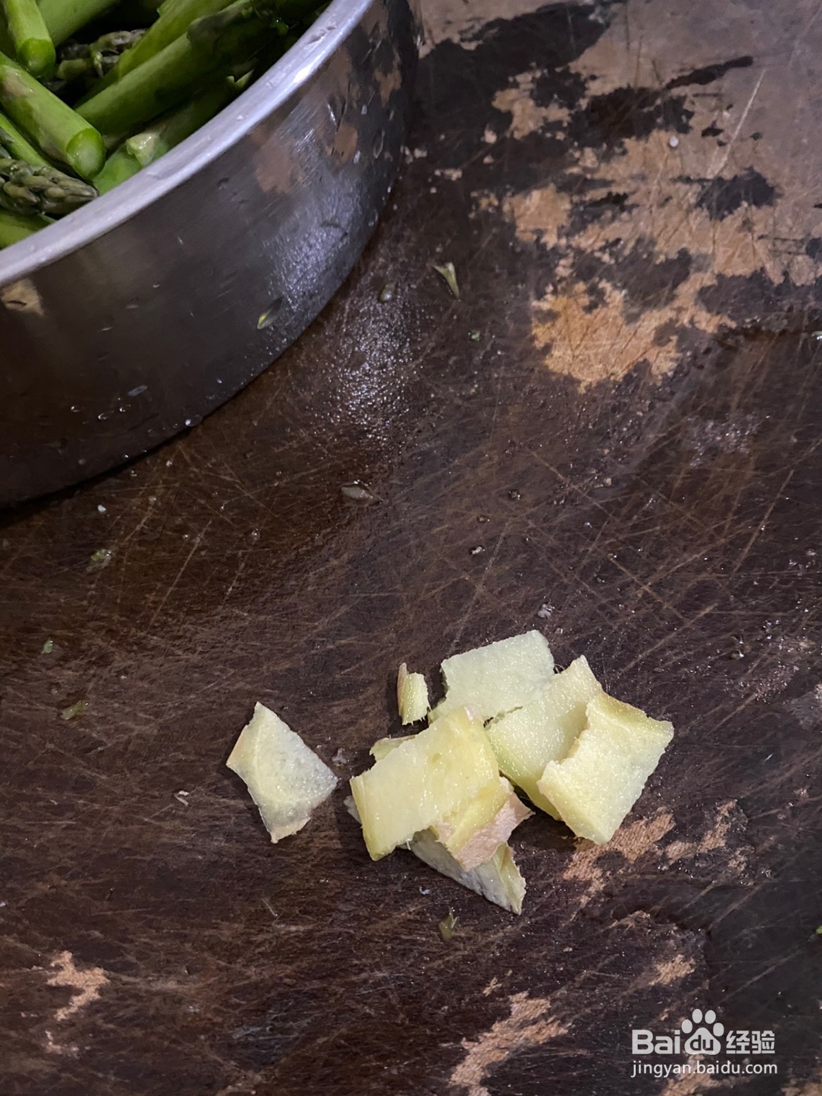 芦笋炒鹅肉的做法