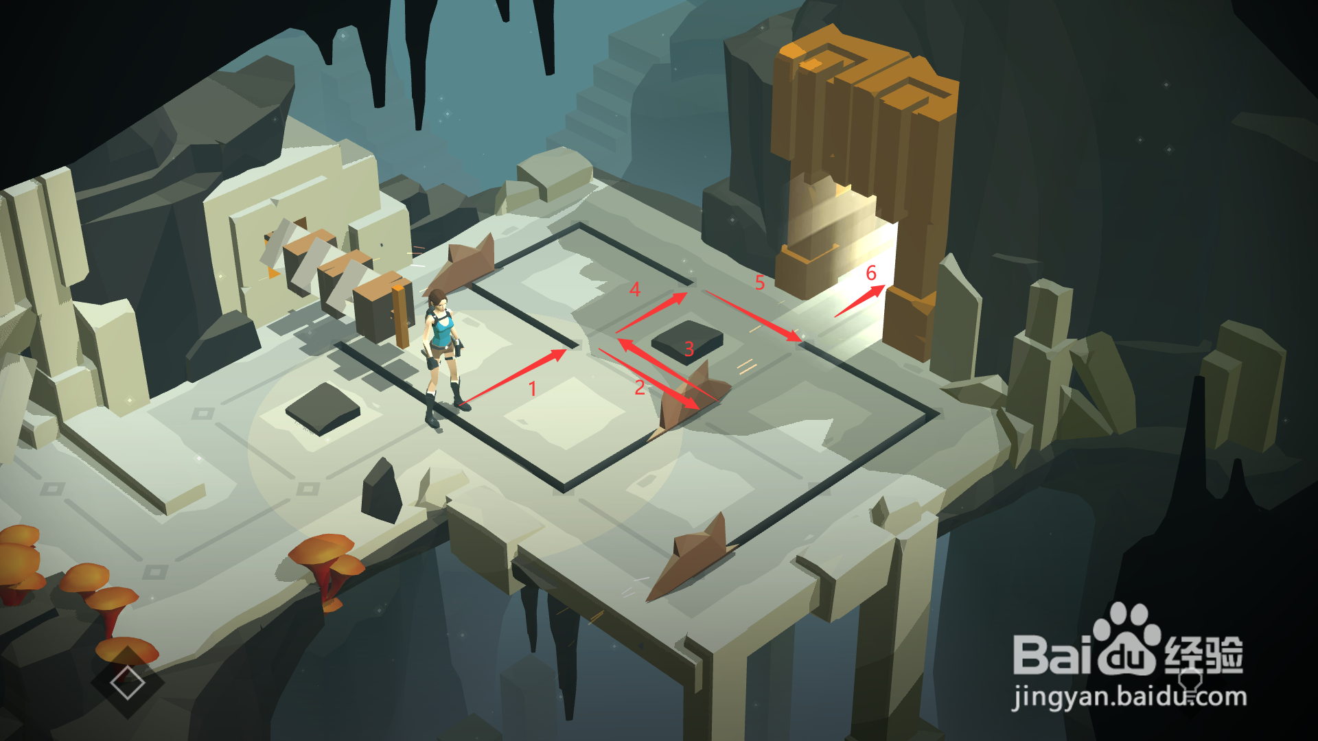 古墓丽影传说迷踪第五章第1紧闭之门关攻略