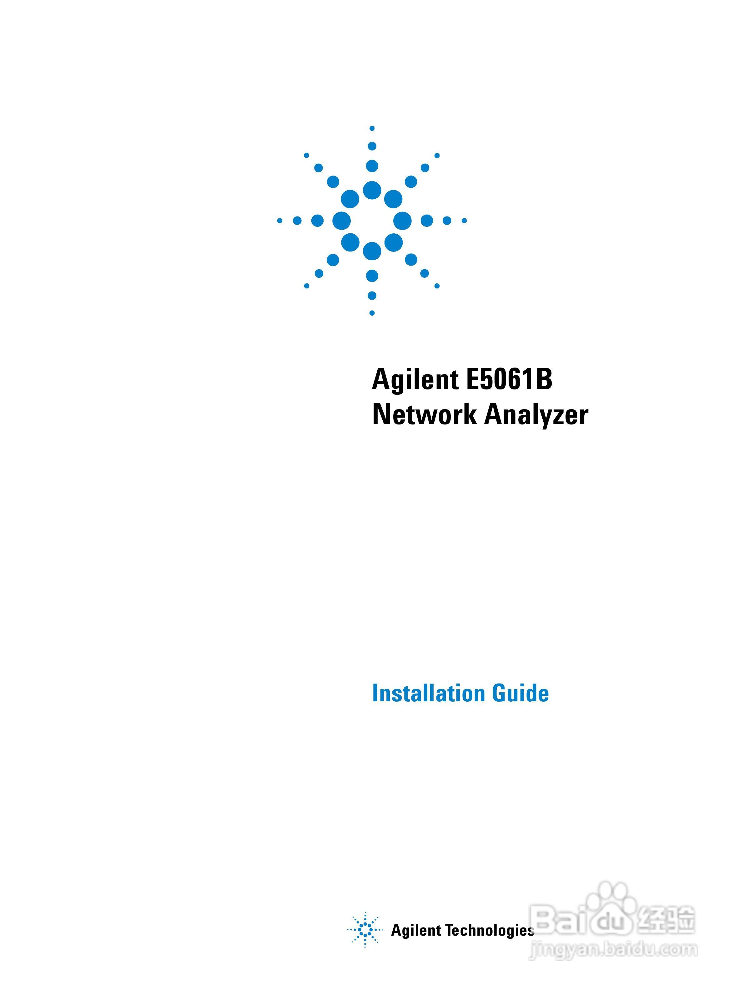 E5061B-ENA系列网路分析仪操作手册:[1]