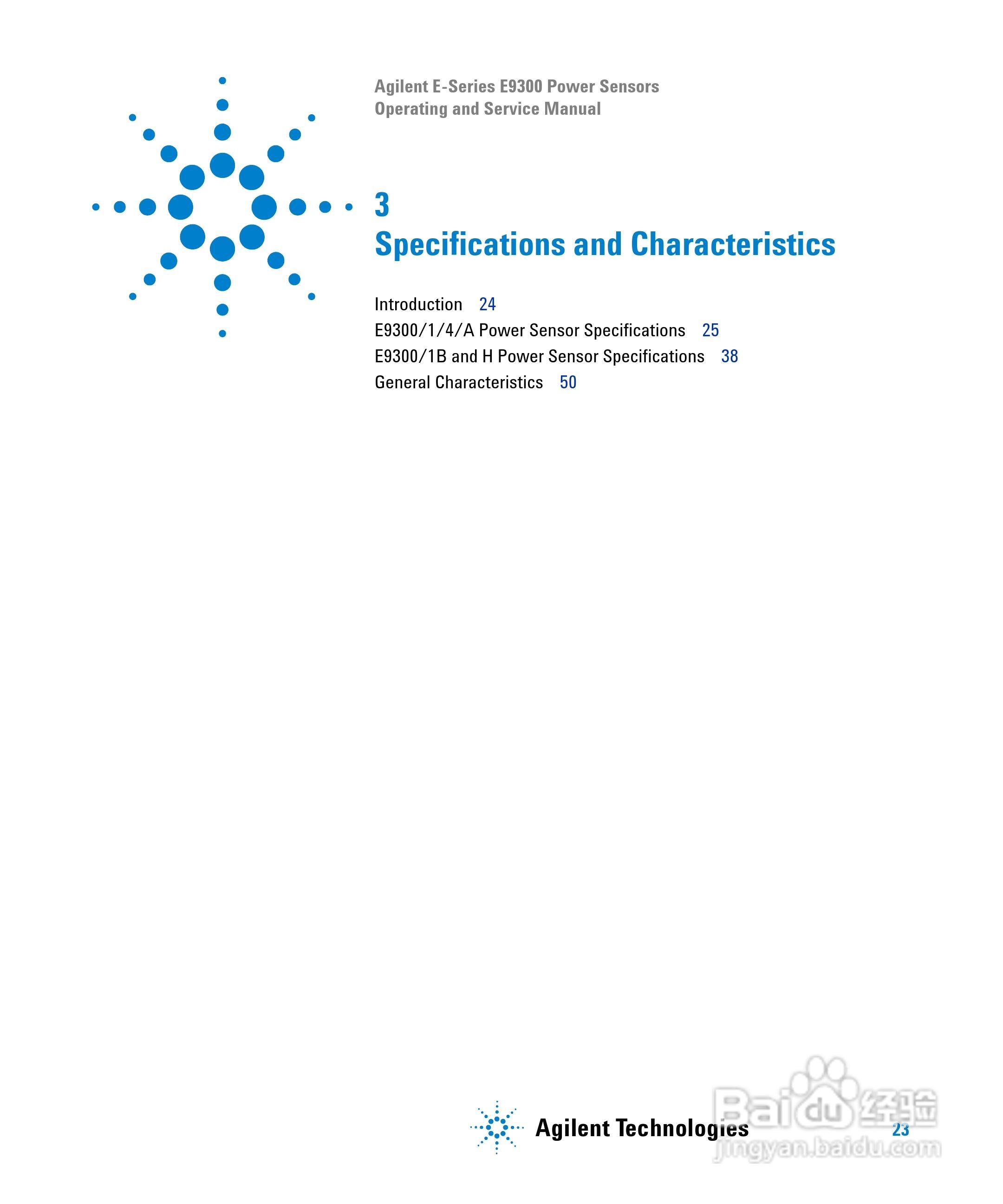 E9301B功率感测器使用手册:[5]