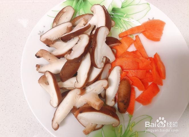 蚝油香菇青菜的做法